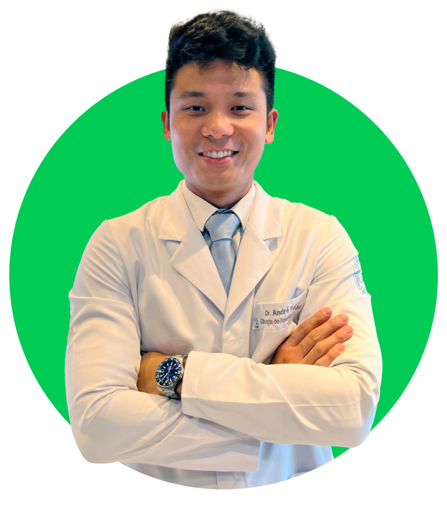 Dr. André Fujioka, cirurgião do aparelho digestivo e cirurgia robótica em Belo Horizonte